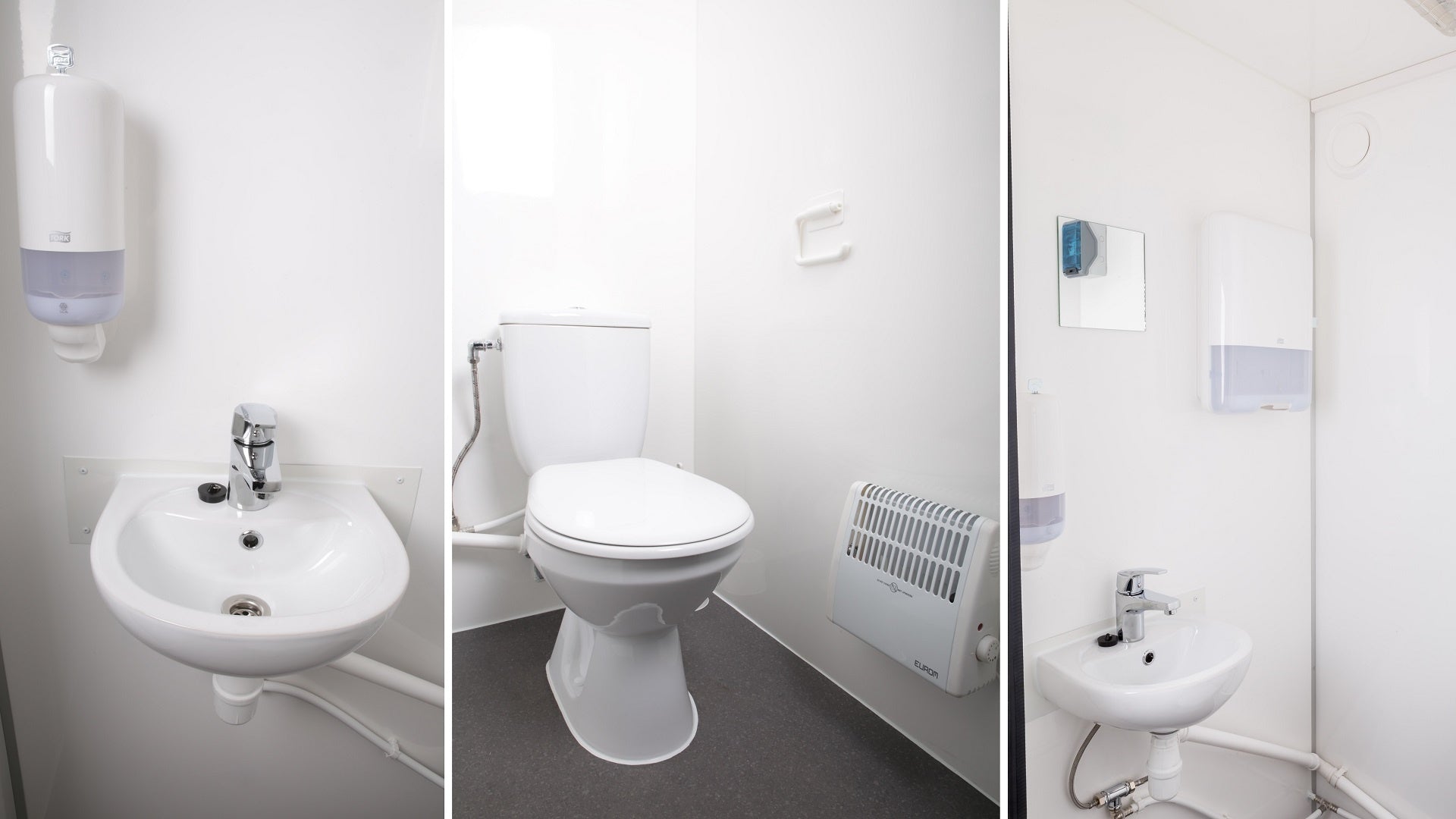 Double portable toilet keramisk Double portable toilet keramisk